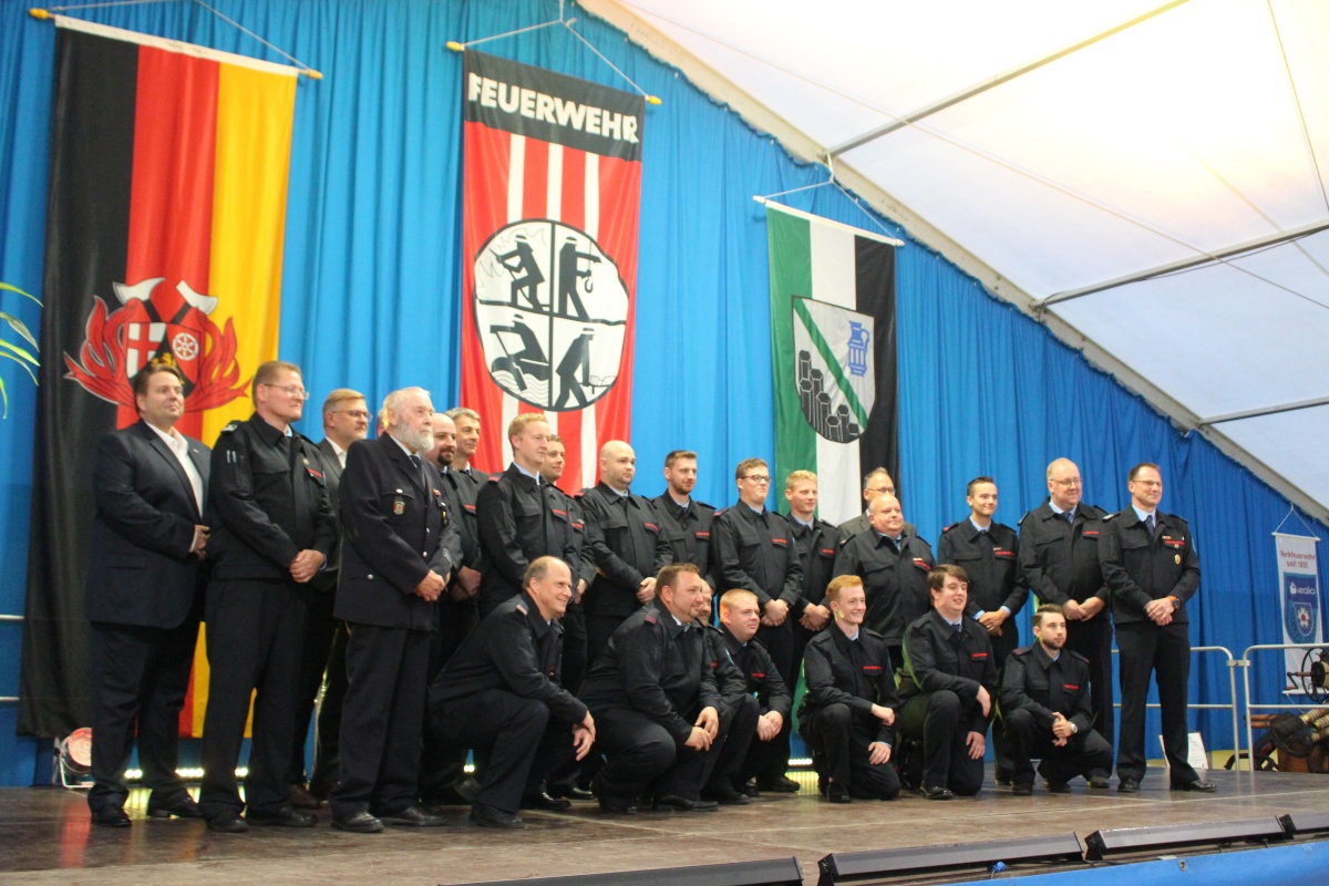 Das Jubilum der Feuerwehr wurde ausgiebig gefeiert. (Fotos: Wolfgang Rabsch)