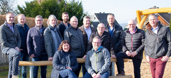 Das Team der FWG fr Birken-Honigsessen mit Ortsbrgermeister Hubert Wagner (2. von rechts). (Foto: FWG)