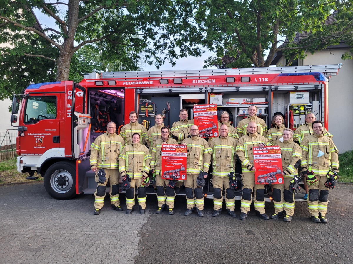 Das alljhrliche Feuerwehrfest der Feuerwehr Kirchen findet in diesem Jahr am 5. Juni ab 11 Uhr am Feuerwehrhaus in Kirchen statt. (Foto: Veranstalter)