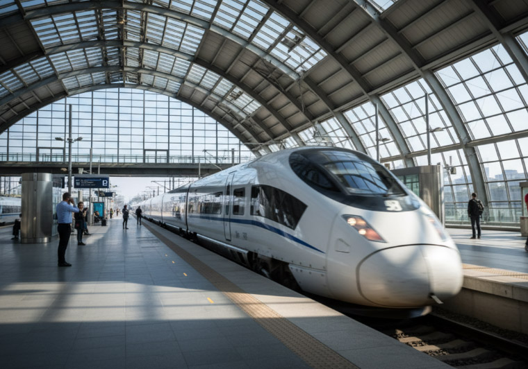 Die Z�ge in Rheinland-Pfalz sind immer �fter ohne Zugpersonal unterwegs. AI generated Image