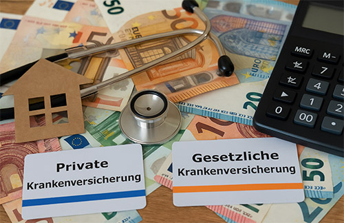 Mieteinnahmen in der gesetzlichen vs. der privaten Krankenversicherung