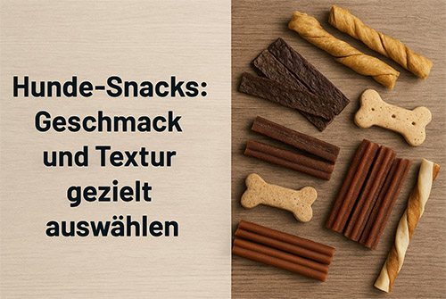 Hunde-Snacks: Geschmack und Textur gezielt auswhlen