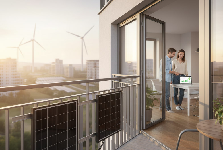 Balkonkraftwerke als L�sung f�r die Energiewende