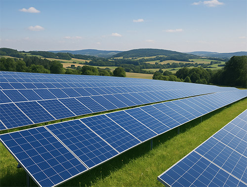 Erneuerbare Energien: Solarparks prgen den Westerwald