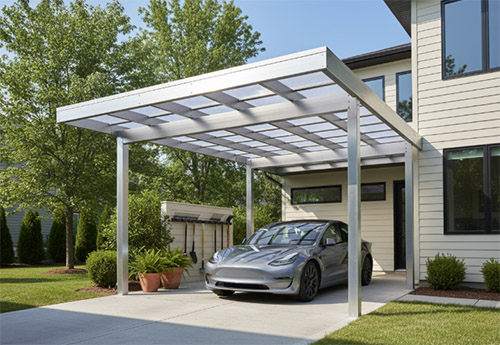 Carports - die Mglichkeit, Fahrzeuge und andere Dinge unterzustellen