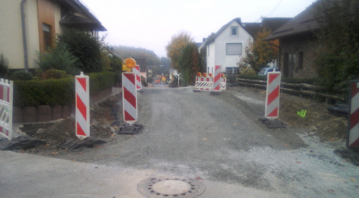 Die Ortsgemeinde Caan berichtet per Pressemitteilung ber den Fortgang der Arbeiten in der Gartenstrae. (Foto: Ortsgemeinde Caan)