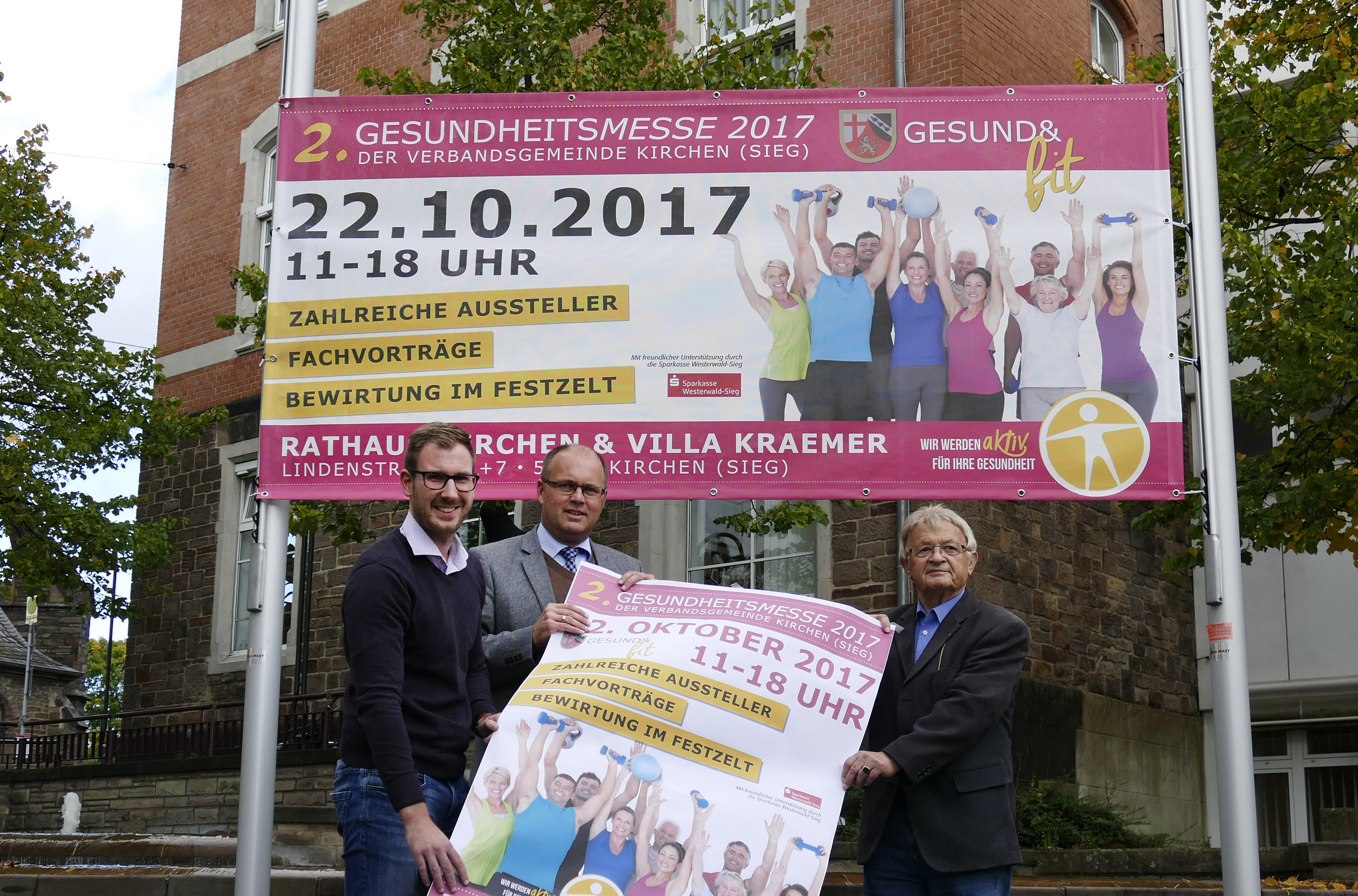 Die Organisatoren laden zur 2. Kirchener Gesundheitsmesse ein. Foto: Gaby Wertebach