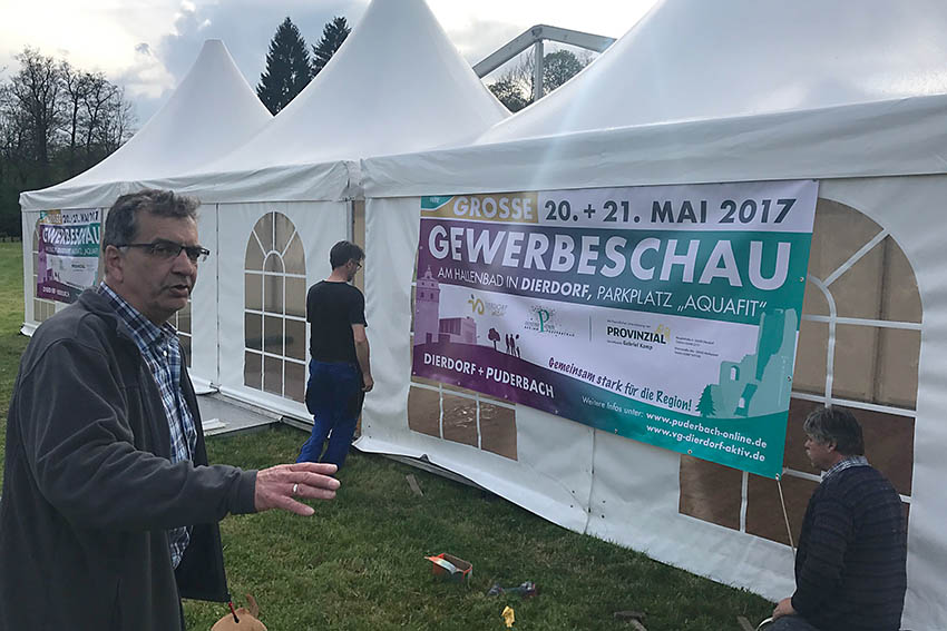 Gewerbeschau in Dierdorf steht vor der Tr