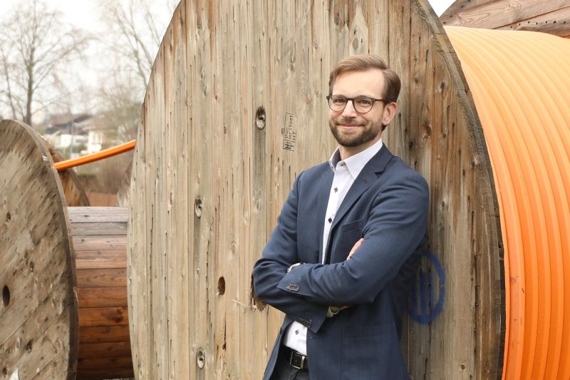 Brgermeister Ulrich Richter-Hopprich engagiert sich fr flchendeckende Glasfaserversorgung. Foto: privat 