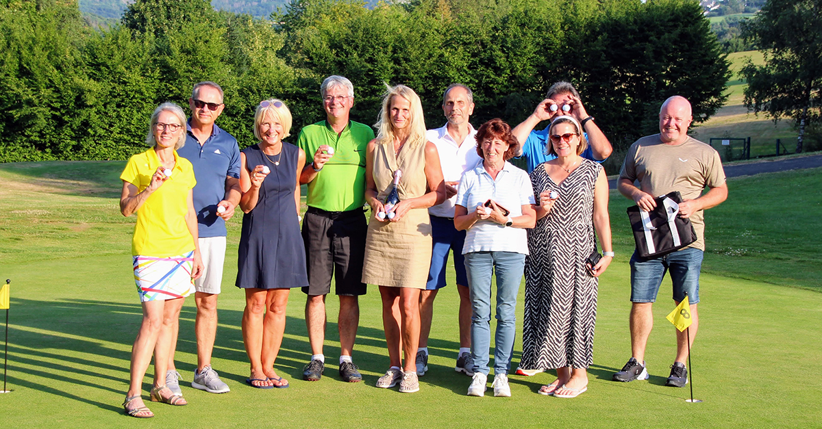 Benefiz-Golf im Siebengebirge spielt Spenden fr Krebshilfe ein