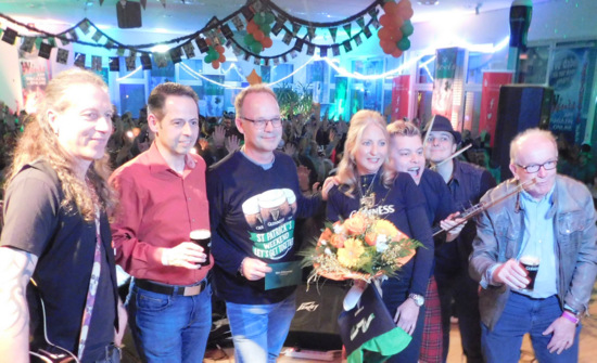 Top-Stimmung herrschte beim letzten Abend der St. Patrick