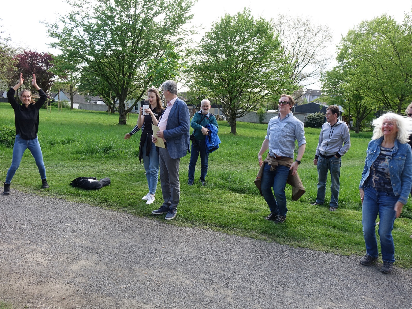 Acht Trimm-Dich- Stationen am Bewegungsparcours in Neuwied