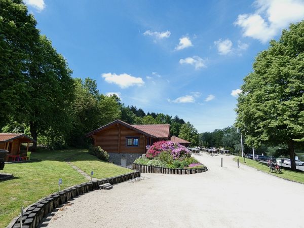 Panoramablick zum Cafe Seewies.