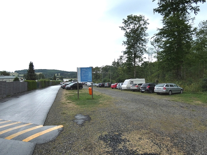 Parkplatz am Campingplatz Welters.