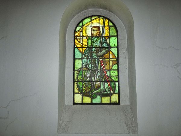 Ornamentfenster in der Kriegerkapelle.