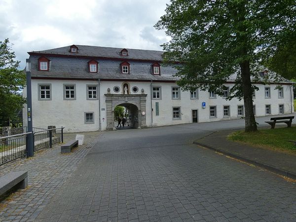 Eingang zum Kloster Marienstatt.