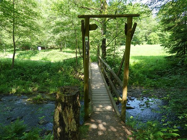 Die Brcke ber die Kleine Nister.