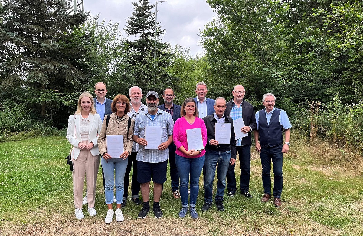 Der CDU-Ortsverband Rengsdorf ehrte auf seinem Grillfest seine Mitglieder fr insgesamt 140-Jahre Mitgliedschaft. (Foto: privat)