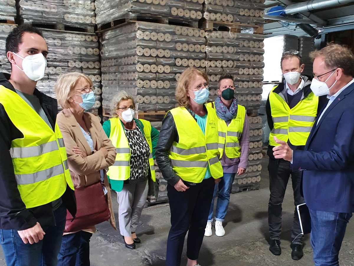 Die Grnen auf Sommertour bei der Firma Mann. (Foto: Kreisverband Grne Altenkirchen)