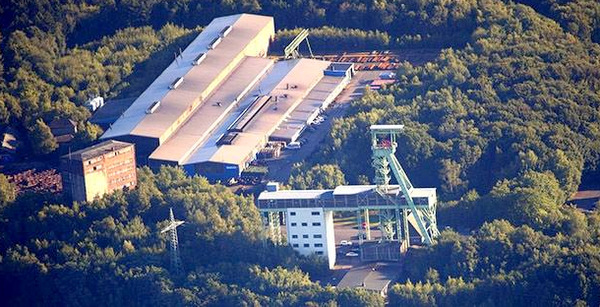 Die Grube Georg mit Frderturm. (Foto: Archiv AK-Kurier)