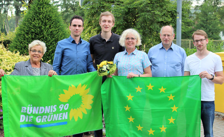 Neue Doppelspitze: Anna Neuhof und Kevin Lenz fhren Kreis-Grne