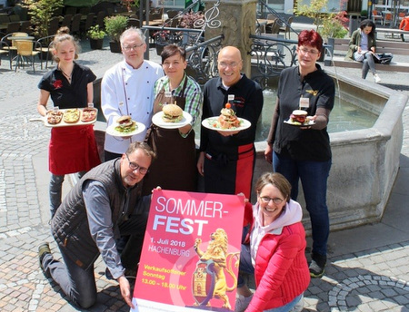 Die Teilnehmer des Hachenbrger-Festivals freuen sich auf das Sommerfest. (Foto: Werbering Hachenburg)