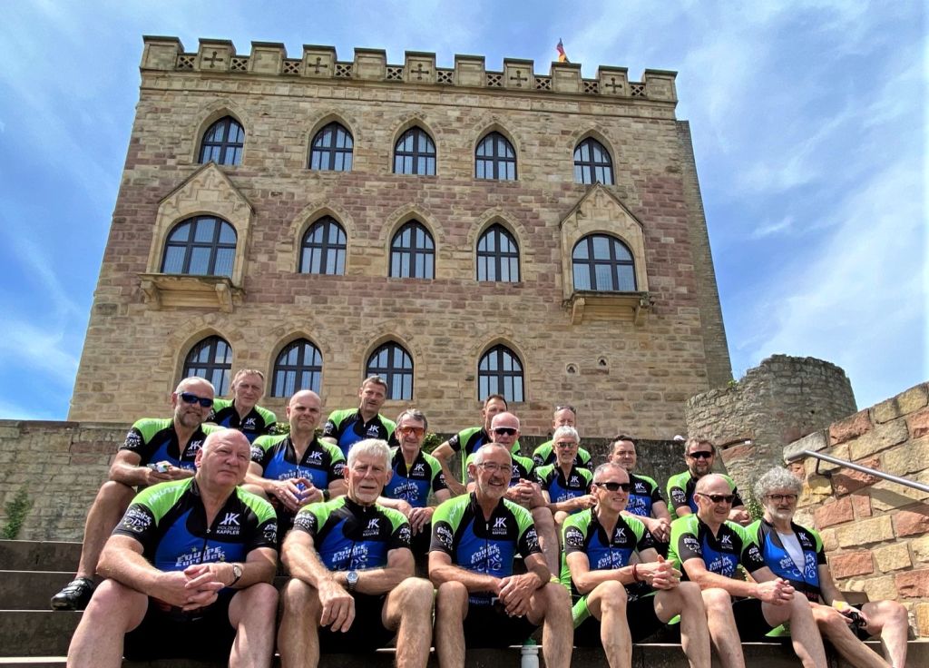 Equipe EuroDeK war mit dem Rennrad in der Pfalz unterwegs