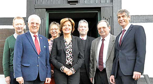 Ministerprsidentin Malu Dreyer besuchte das sanierte Raiffeisenmuseum in Hamm. (Foto: kk) 