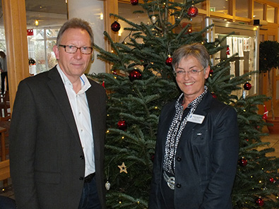 Ingrid Appelkamp und MdB Erwin Rddel trafen sich zum Gesprch. Foto: Reinhard Vanderfuhr