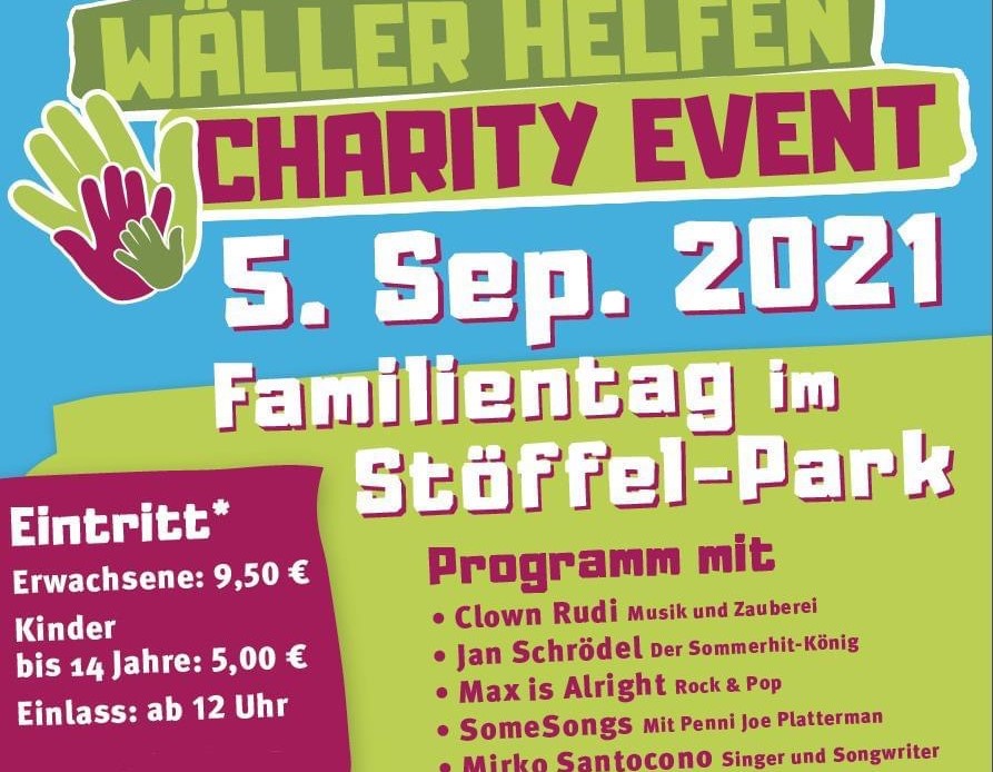 Fluthilfe: Wller Helfen bringt groes Charity Event in den Stffelpark