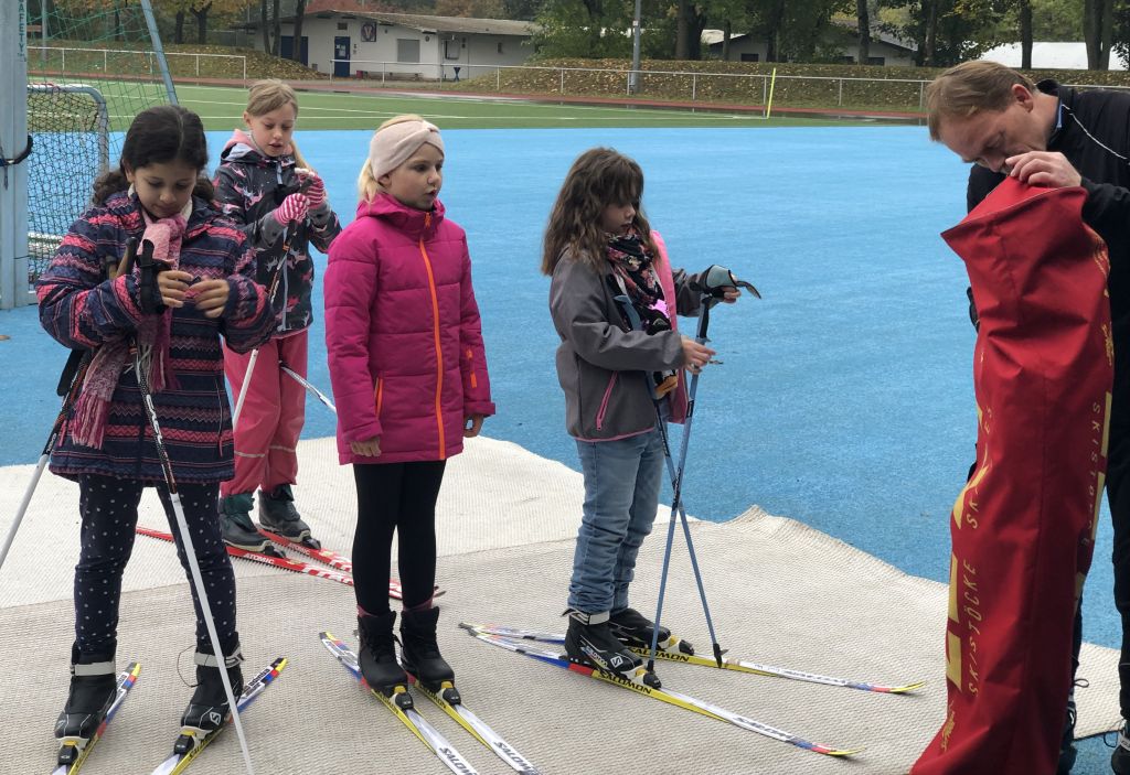 Das Gesundheitsamt hat in den Herbstferien ein Sportprogramm fr Kinder angeboten. Foto: Stadt Neuwied