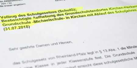 Im Mrz wurde die Schlieung der Grundschule in Herkersdorf durch die ADD bereits angekndigt. Nun liegt die Besttigung aus Trier vor. (Foto: Archiv AK-Kurier) 