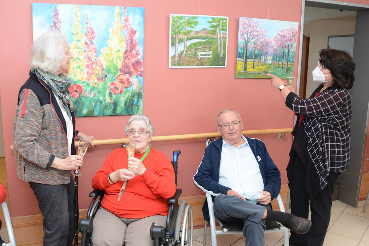 Vernissage im Seniorenzentrum Heinrich-Haus