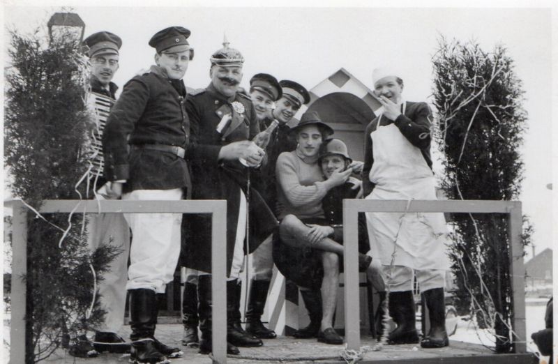 Karnevalsumzug 1954 in Wirges. Fotos: privat