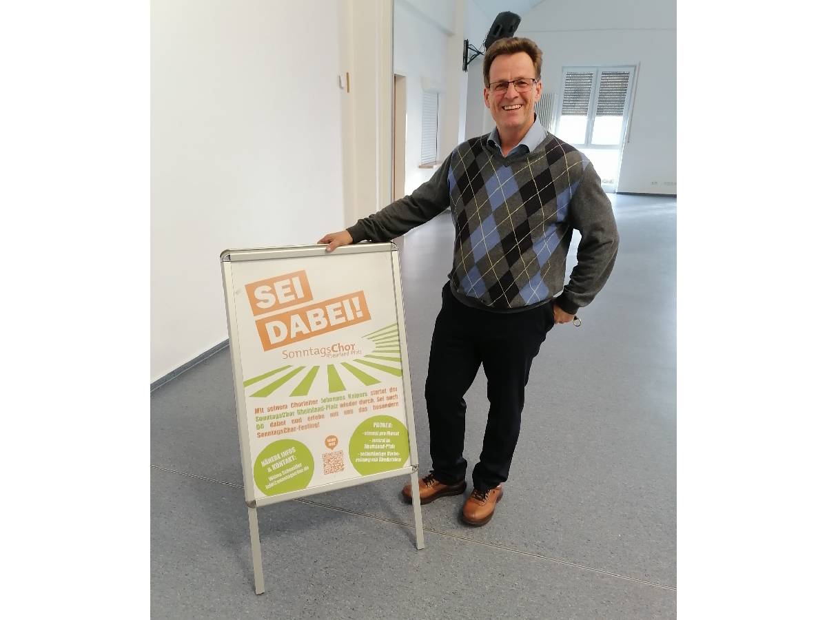 Chorleiter Johannes Kalpers (Foto: Claudia Kahl)
