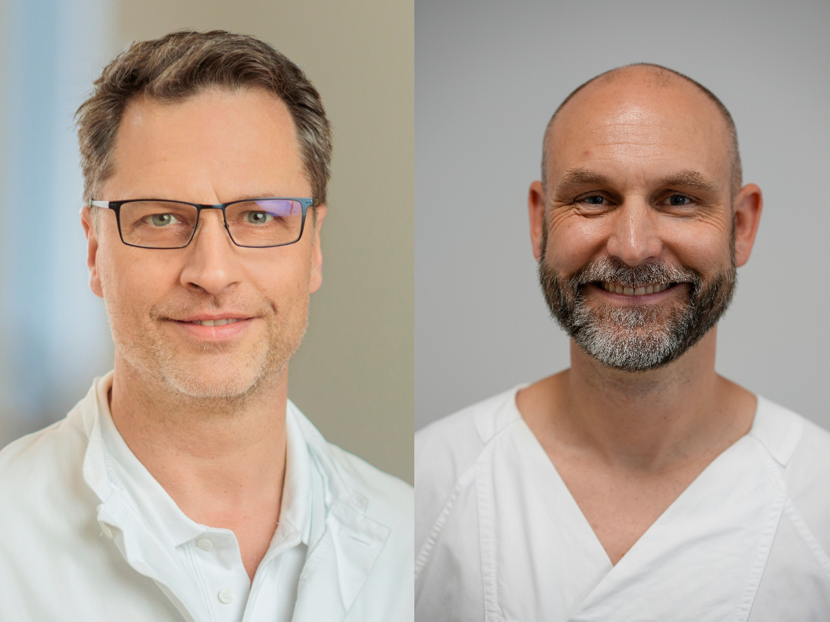 Links: Prof. Dr. Carsten Maik Naumann (Foto: Joachim Gies); Rechts: Dr. Maximilian Niggl (Foto: Stefan Riske)