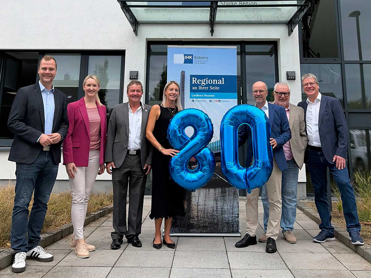Seit 80 Jahren f�r die Region: Nah an den Unternehmen, nah an der Region (Foto: Nadine Hehl (IHK Koblenz))