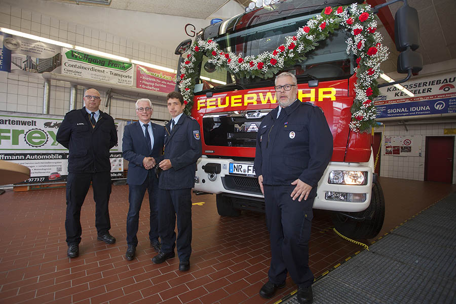 Feuerwehr Puderbach hat neues Fahrzeug in Dienst gestellt