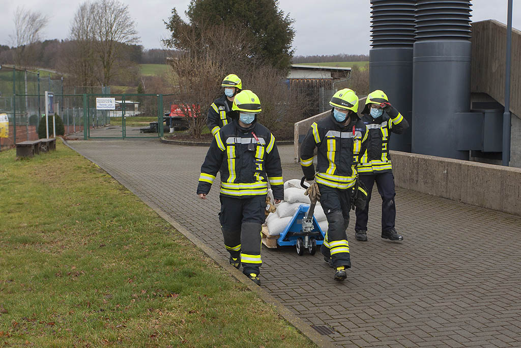 Hochwasser an Holzbach, Saynbach und Wied