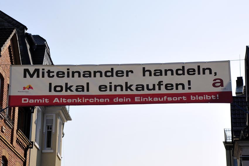 „Heimat shoppen“ in Altenkirchen: ohne Rahmenprogramm, aber mit Zuversicht