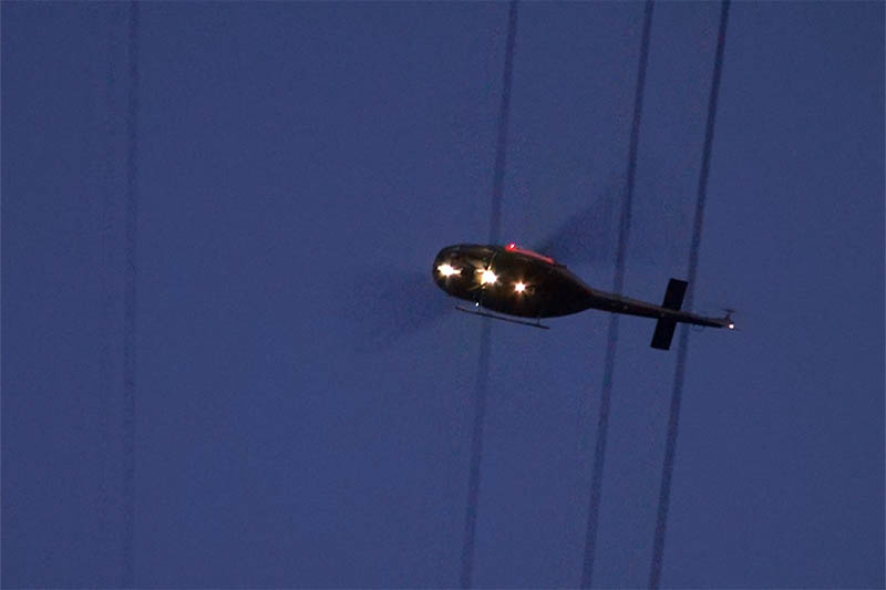 Stromausfall im Westerwald nach Flugzeugabsturz 