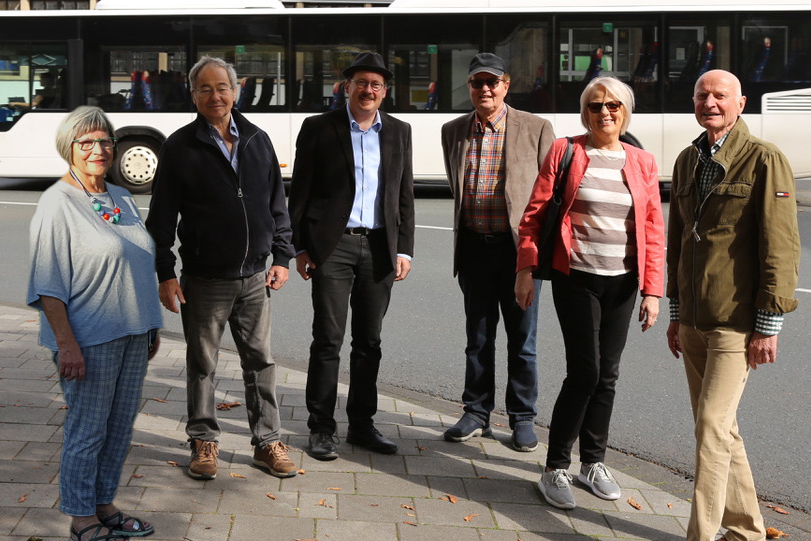 Von links: Waltraud Becker, Achim Prangenberg, Patrick Simmer, Hermann Mohr, Marlies Mohr, Rolf Alterauge. Foto: privat