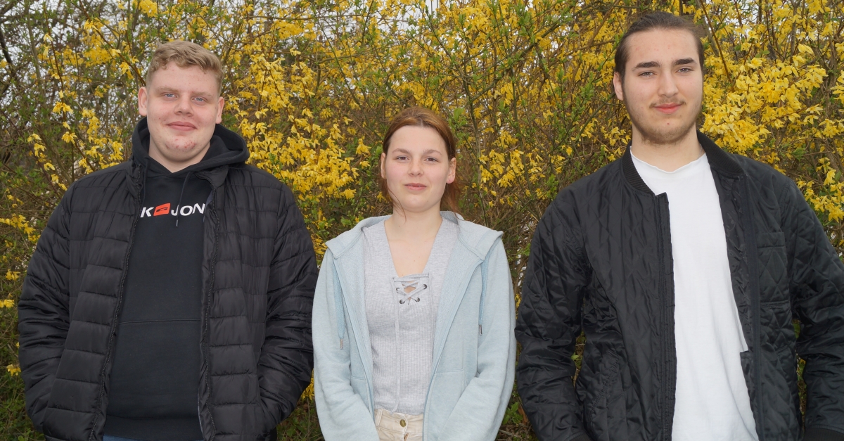 Paul Kisinger, Angela Stockmann und Jonathan Janzen. (Foto: Diana Hedwig)