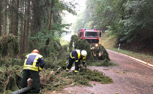 Feuerwehrleute mussten Feierabend verschieben