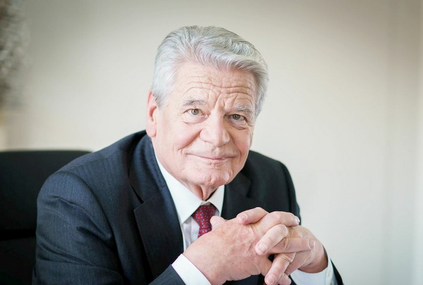 Der frhere Bundesprsident Joachim Gauck spricht an der Uni Bonn. (Foto: J.Denzel, S.Kugler)