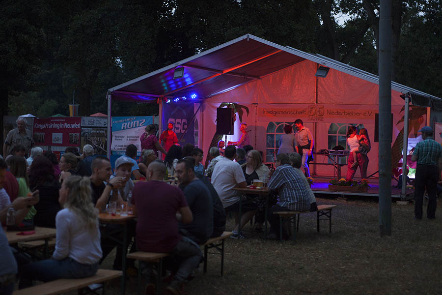 Jubilumsfeierlichkeiten beim 50. Inselfest auf der Wiedinsel in Niederbieber