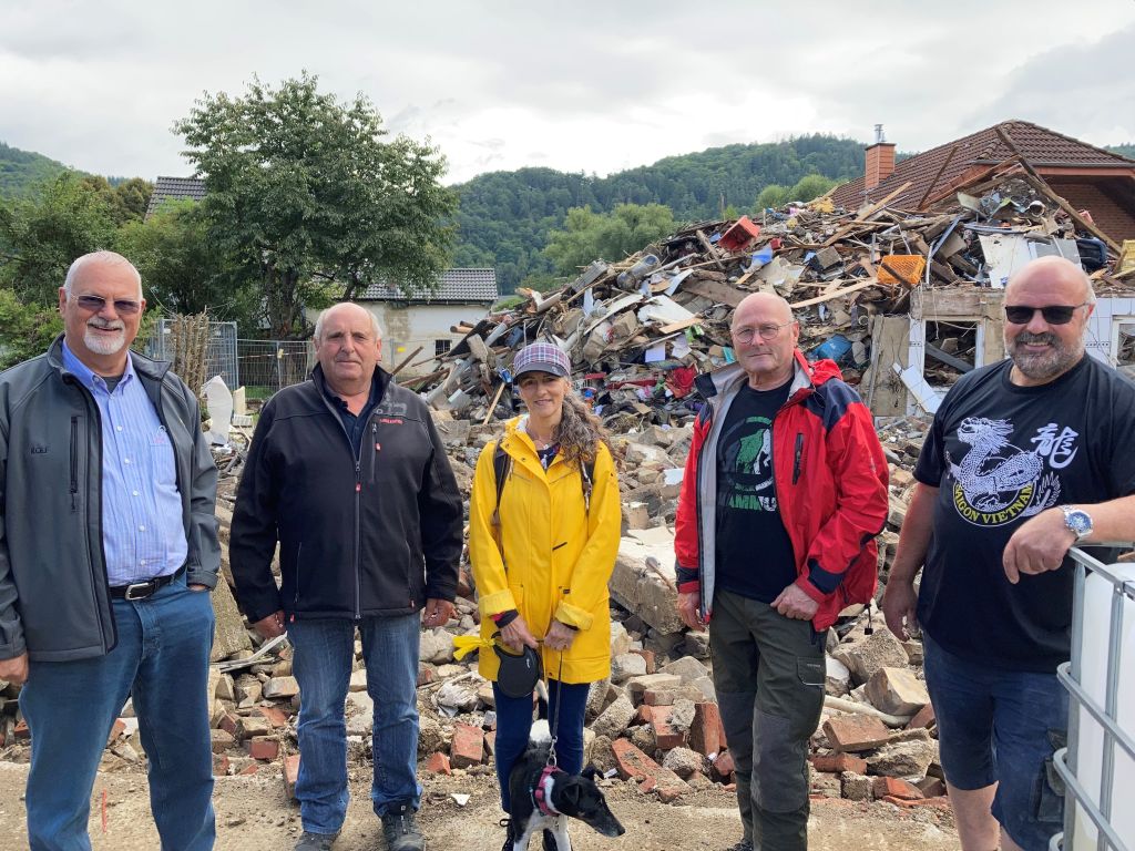 Von Mhlendorf zu Mhlendorf: Geld und aktive Fluthilfe fr Insul