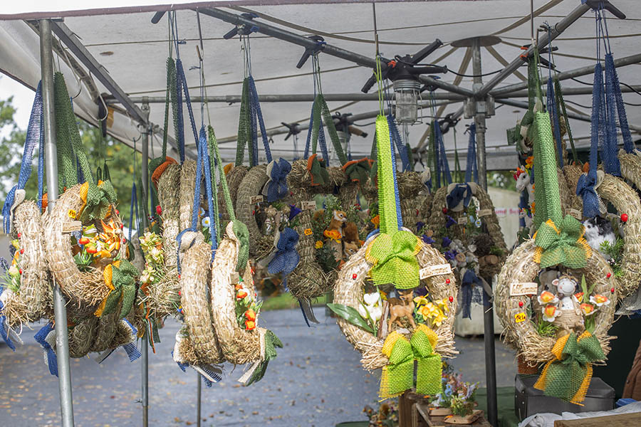 Herbstliches Wetter beim Urbacher Jahrmarkt