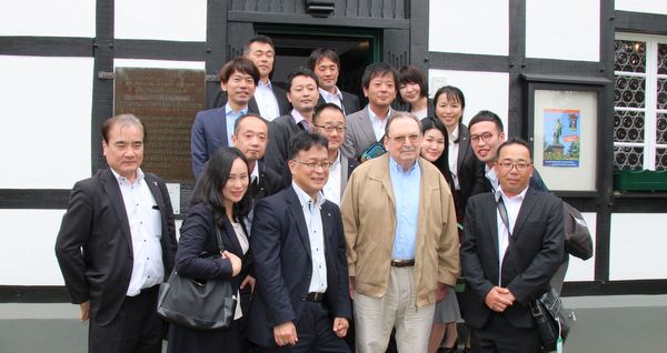 Besuch aus Japan im Deutschen Raiffeisenmuseum in Hamm 