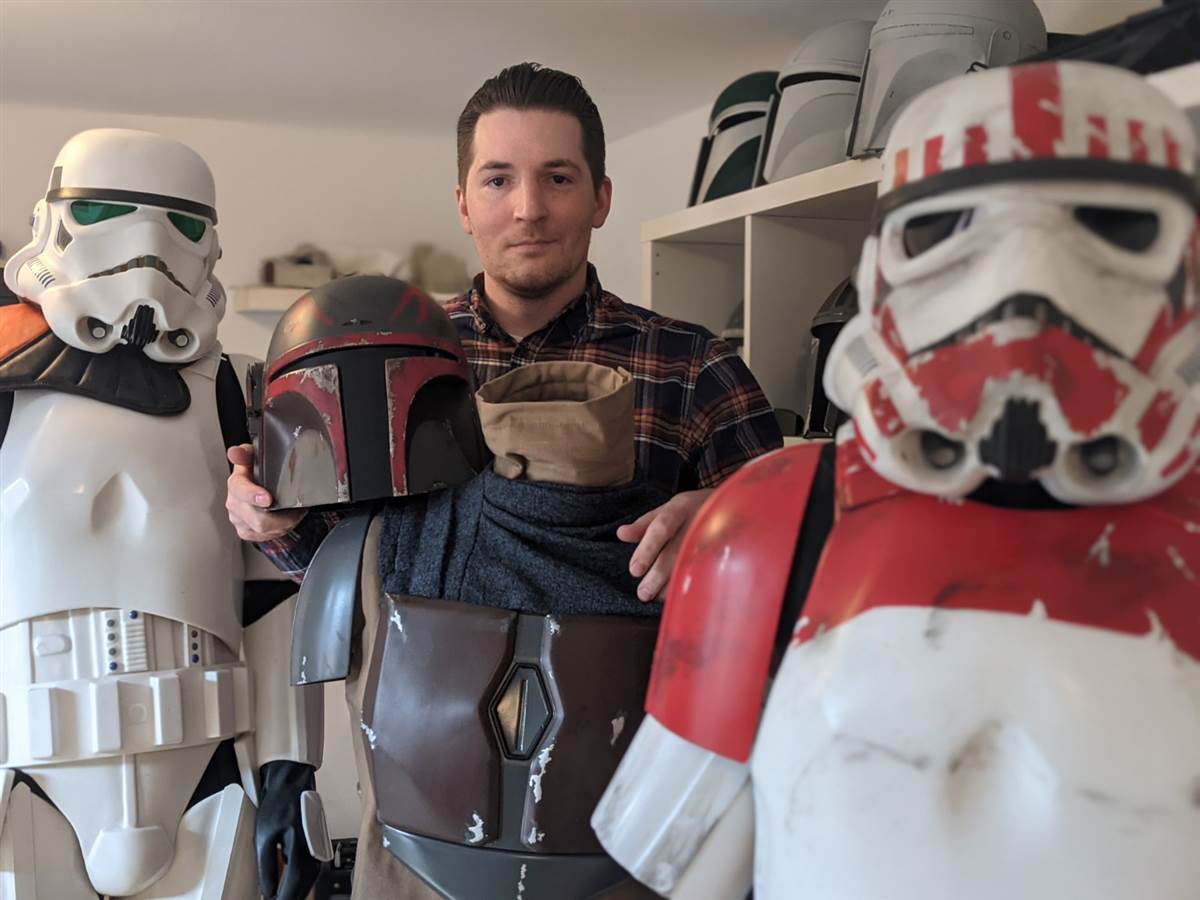 Ein Besuch in Jannick Bachmanns Freizeitzimmer lsst das Herz eines jeden Star-Wars-Fans hher schlagen. (Foto: ddp) 